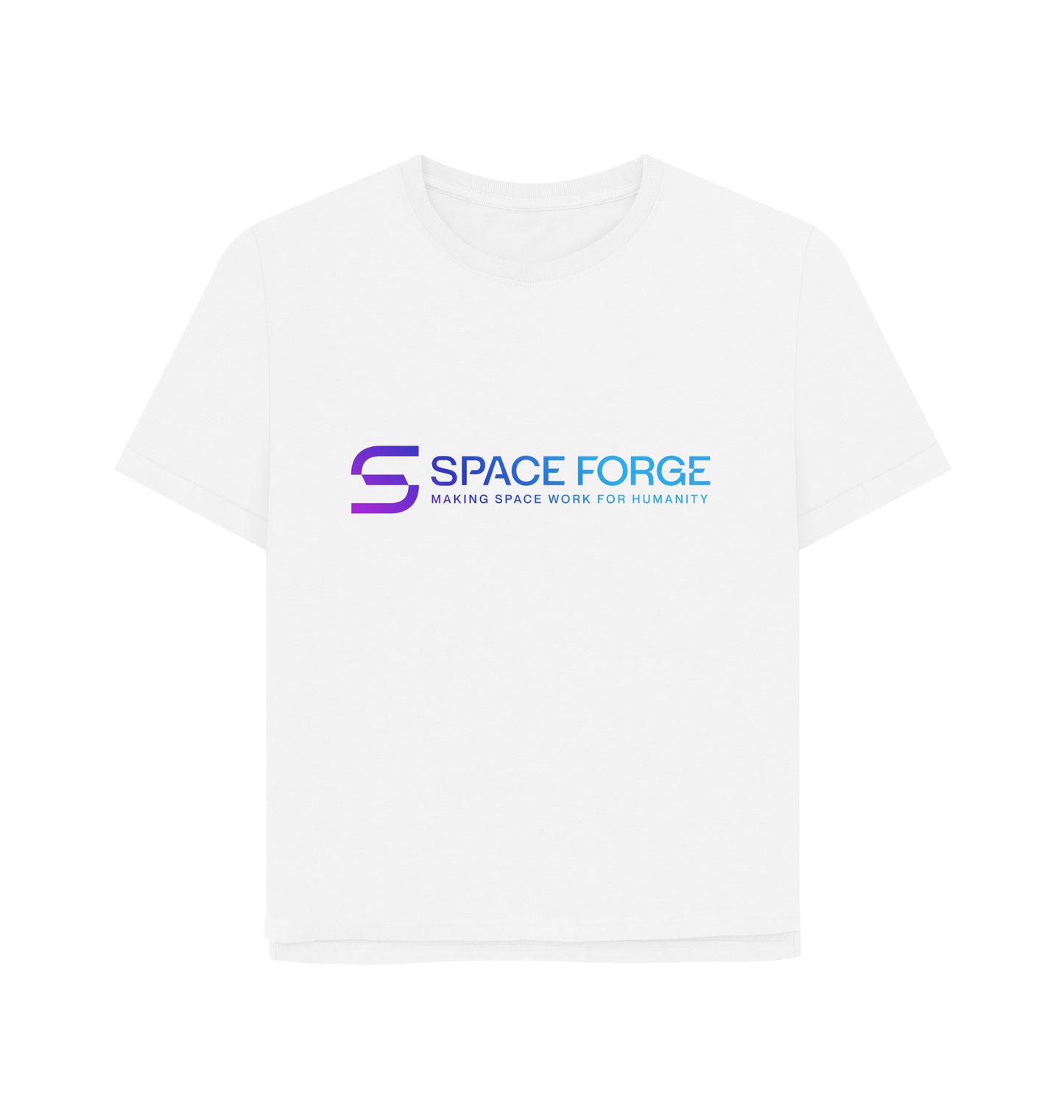 White Printed T-shirt Front