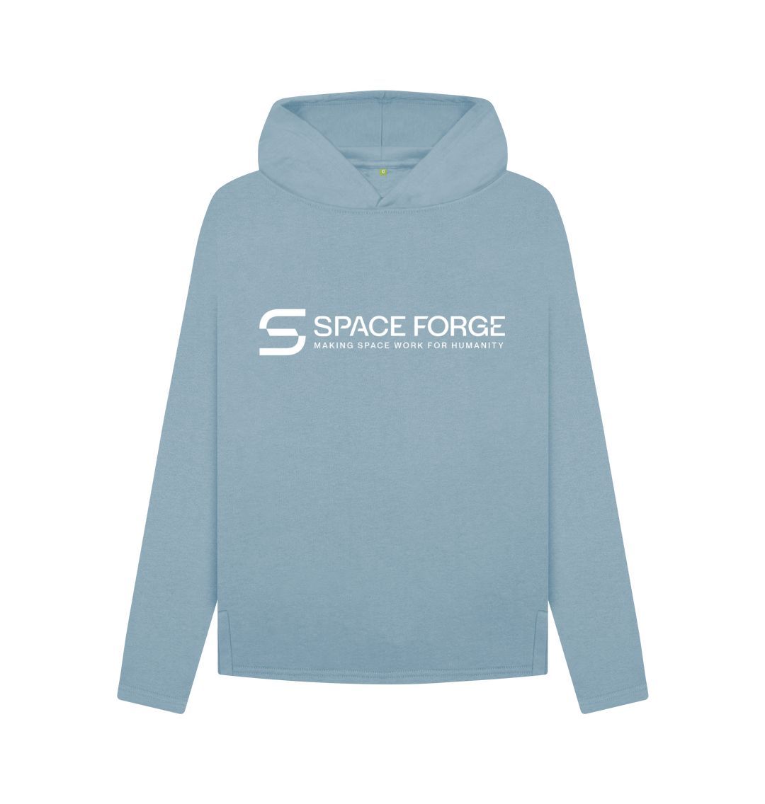 Stone Blue Womens Classic Hoodie