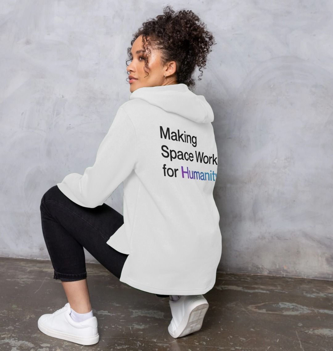 Womens Space for Humanity Purpose Hoodie
