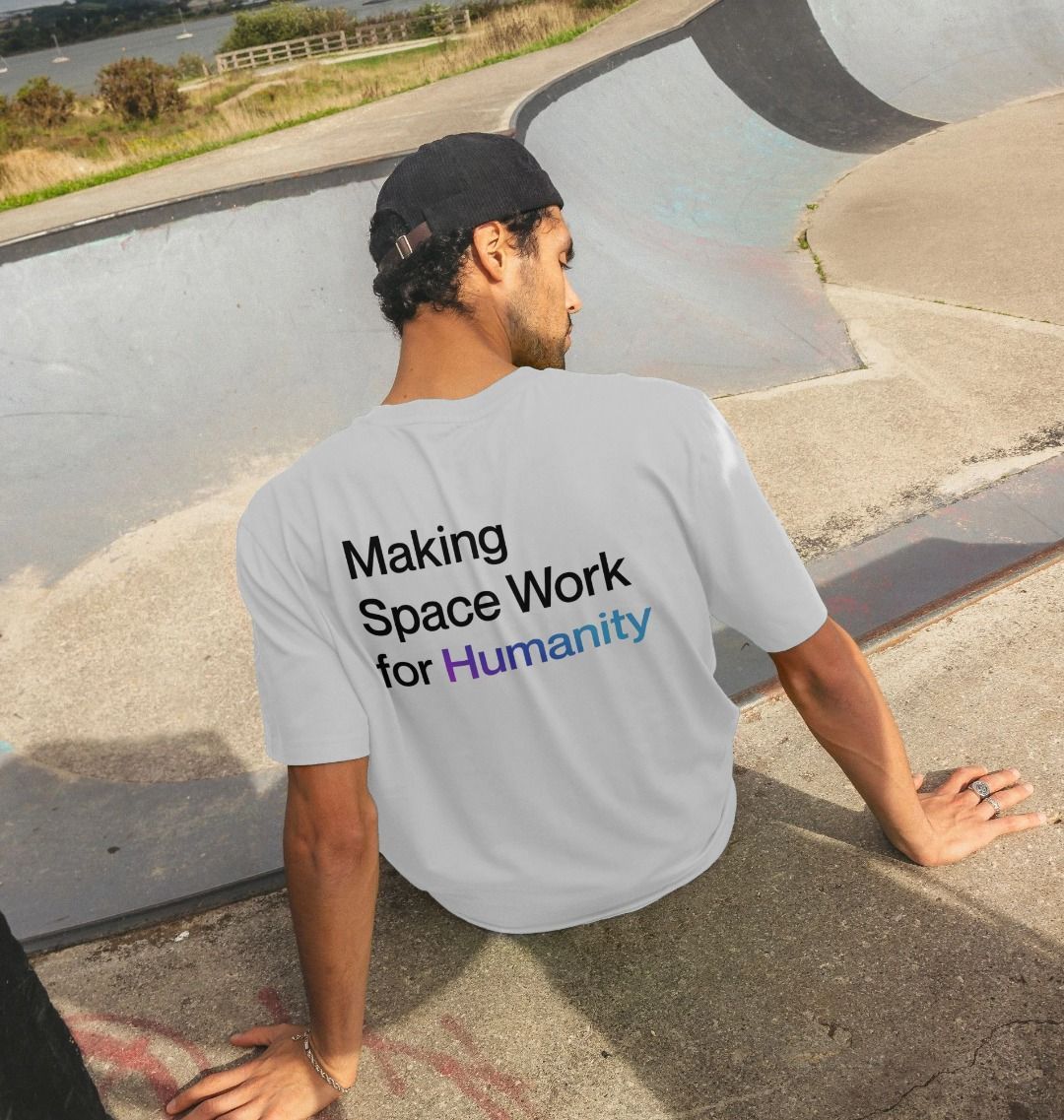Mens Space for Humanity Purpose Tee