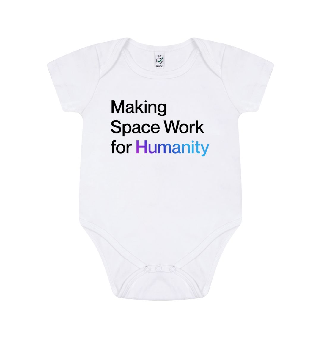 White Space For Humanity Babygrow