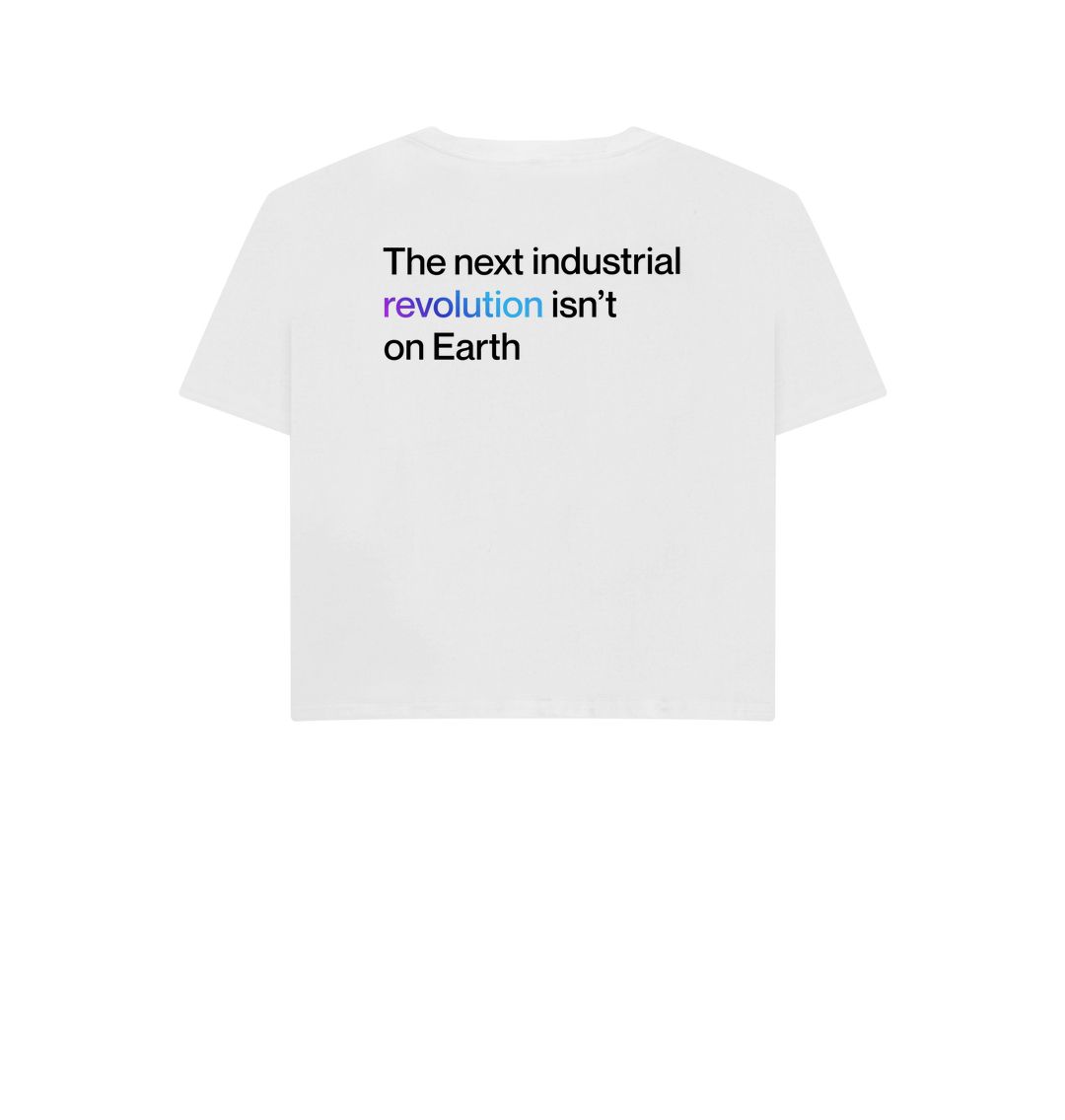 Womens Boxy Industrial Revolution Purpose Tee