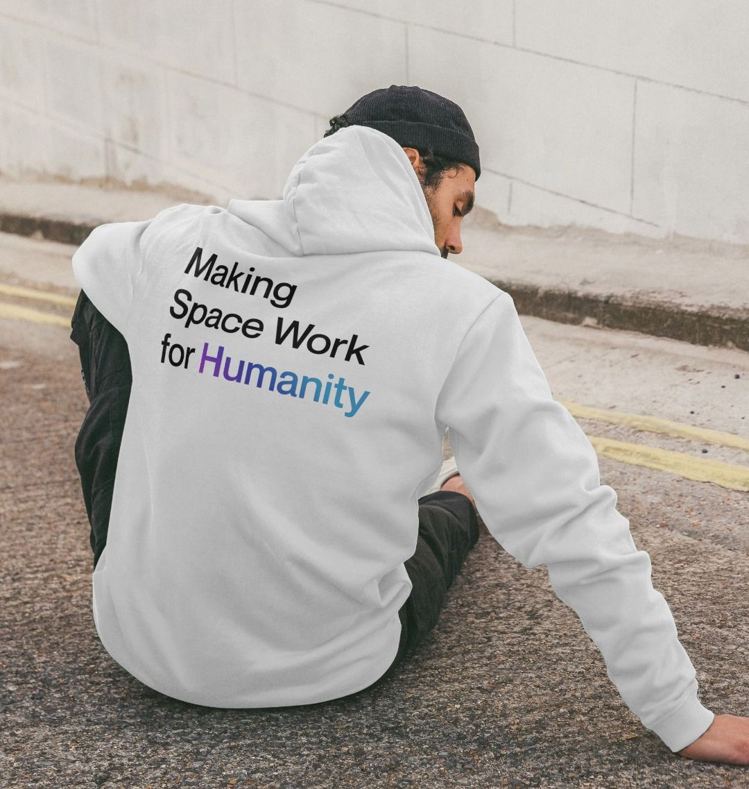 Mens Space for Humanity Purpose Hoodie