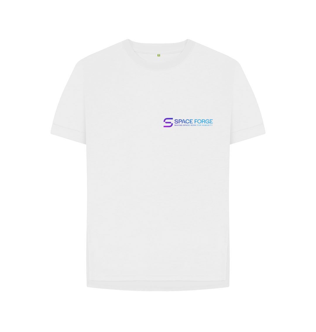 White Womens Off Planet Purpose Tee