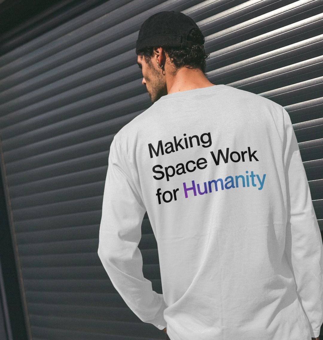 Mens Space for Humanity Long Sleeve Shirt