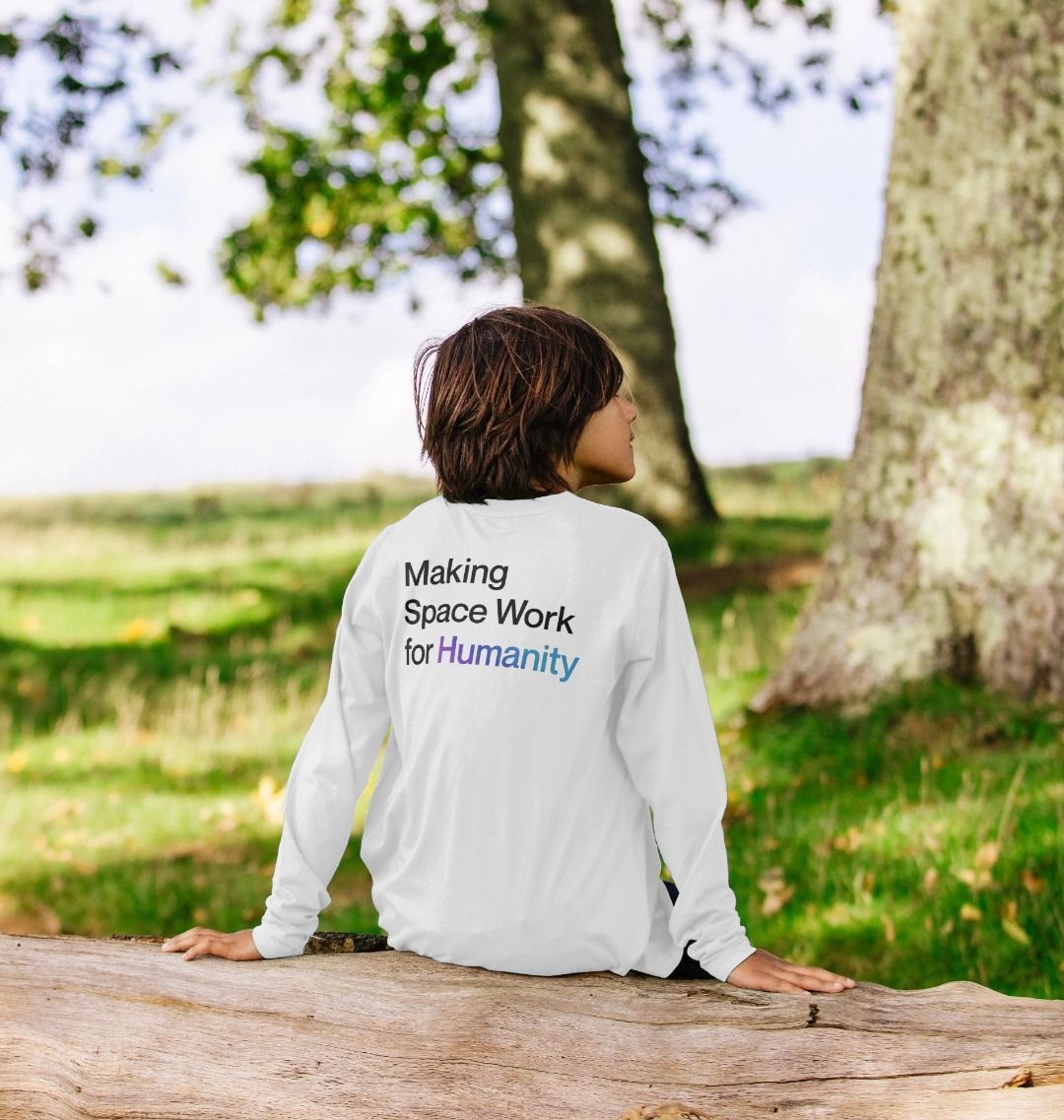 Unisex Space for Humanity Long Sleeve Shirt