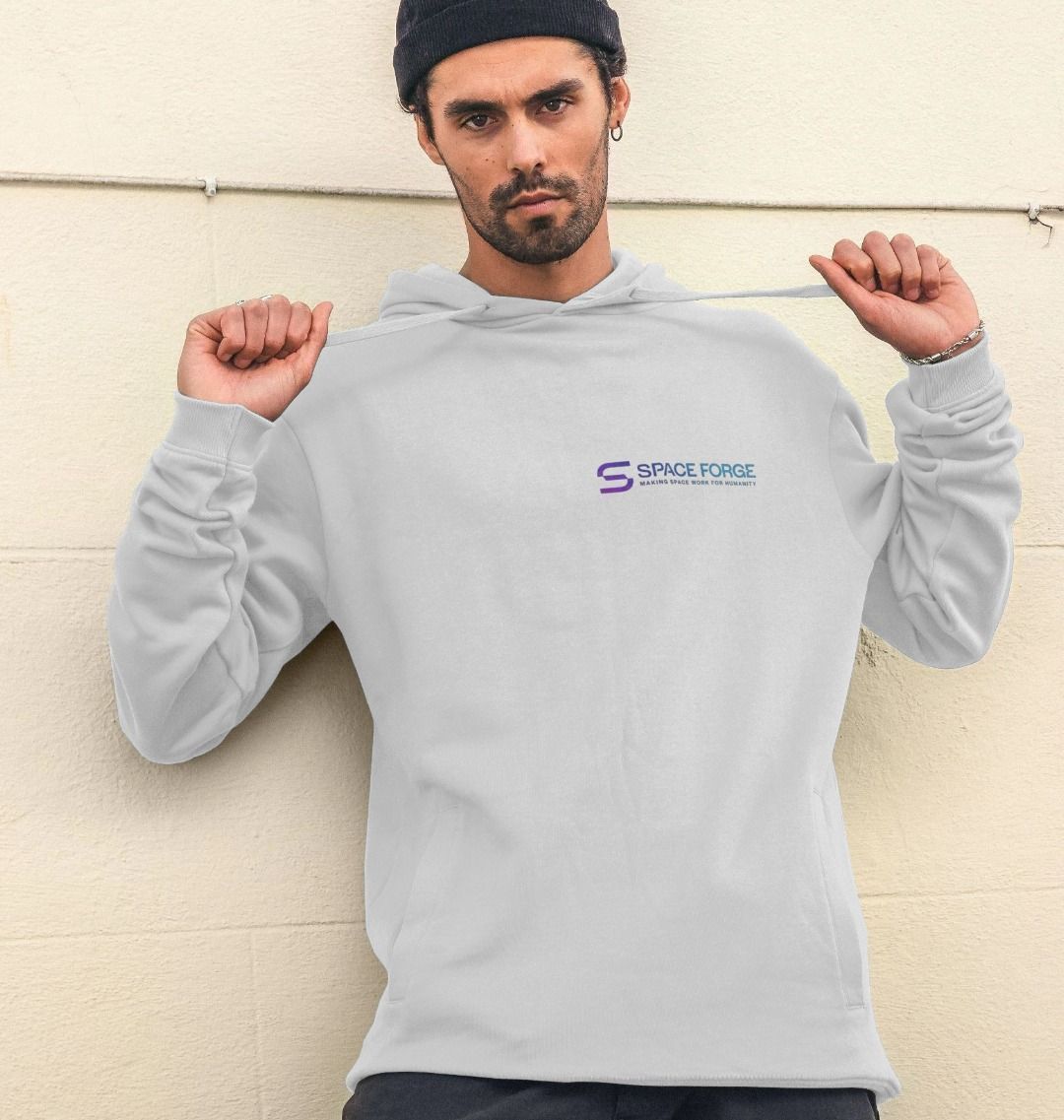 Mens Space for Humanity Purpose Hoodie