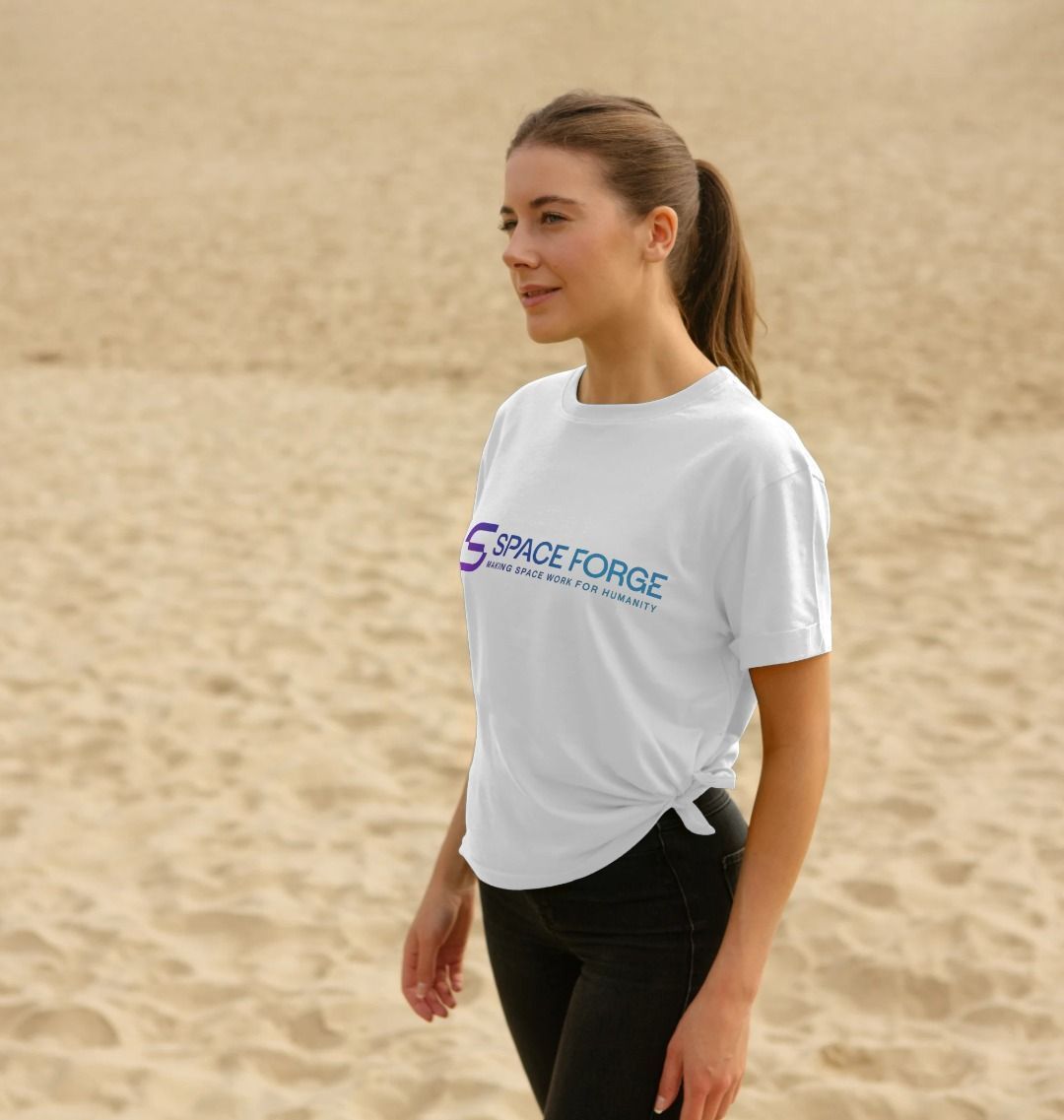Womens Dawn of a New Age Relaxed Fit Tee