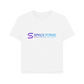White Printed T-shirt Front