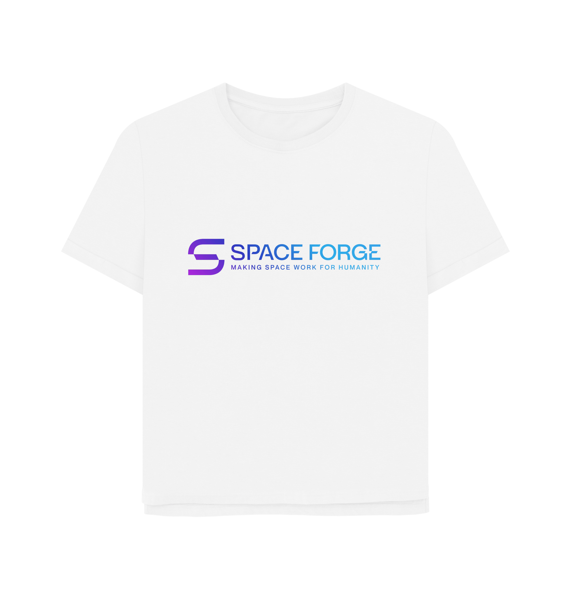 White Printed T-shirt Front