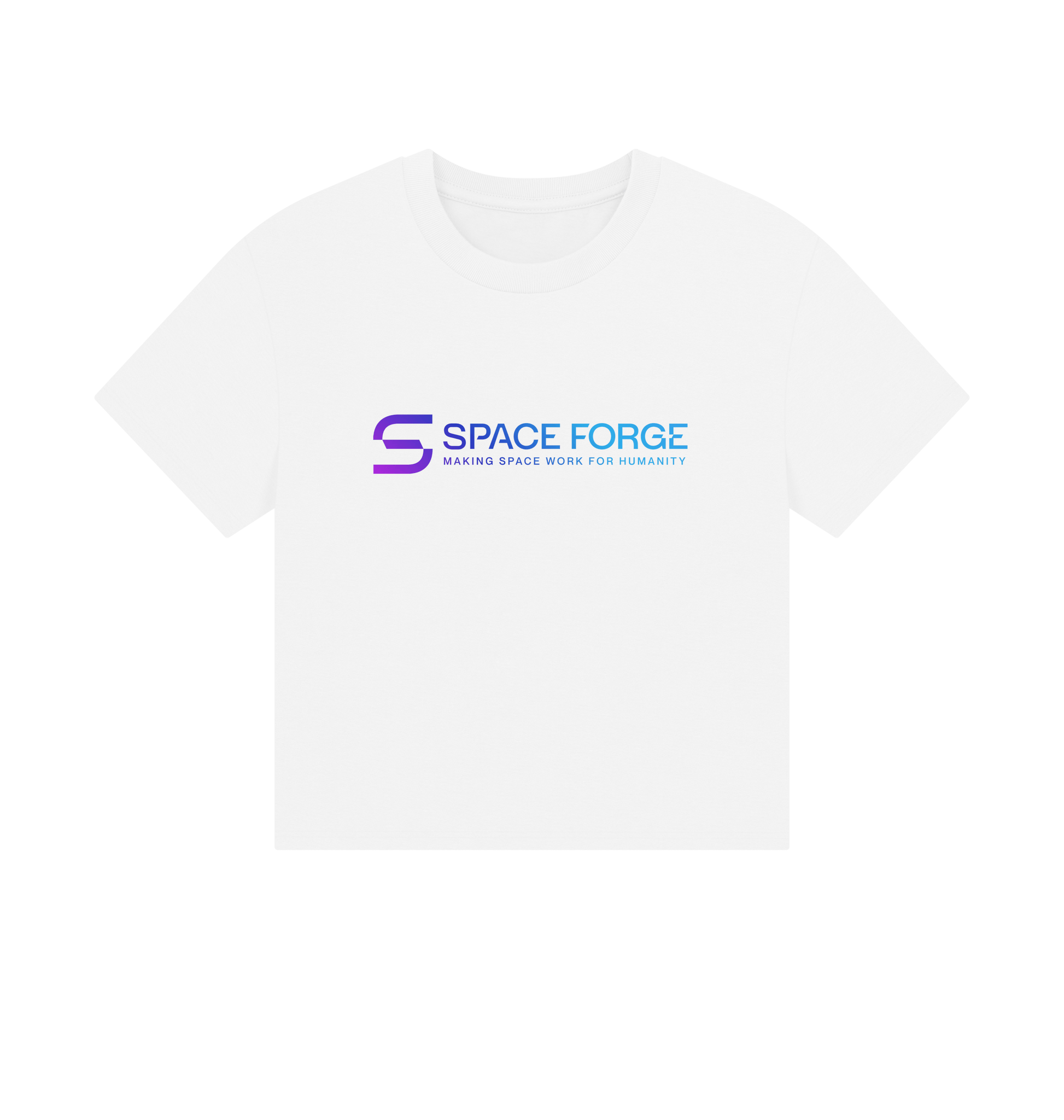 White Printed T-shirt Front