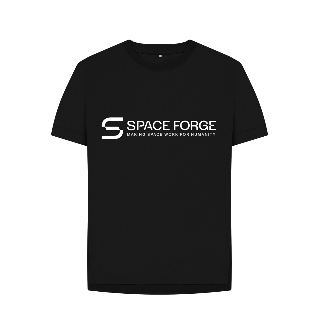 Black Printed T-shirt Front