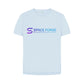 Sky Blue Womens Dawn of a New Age Relaxed Fit Tee