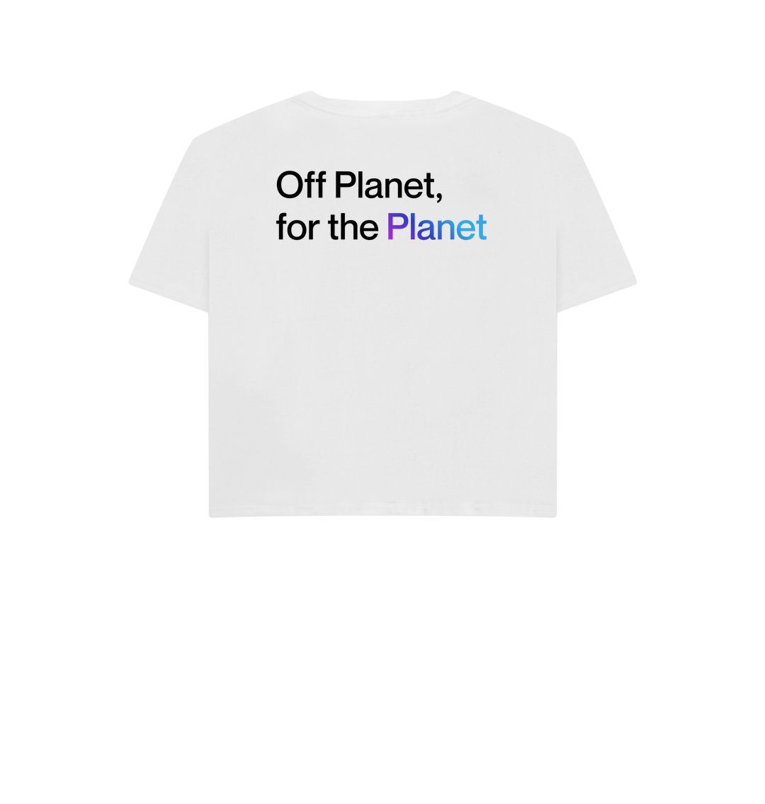 Womens Boxy Off Planet Purpose Tee